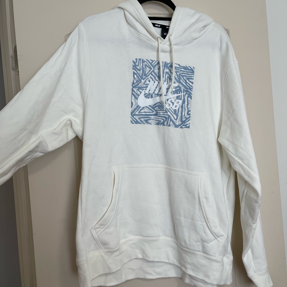 Nike White Men's Hoodie